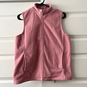 Northern Reflections Light Pink Fleece Vest - Women’s S | Unisex XS